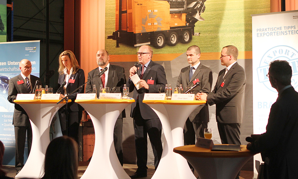 Die Export-Tour 2012 bei der FORUS GmbH in Waren (Müritz)